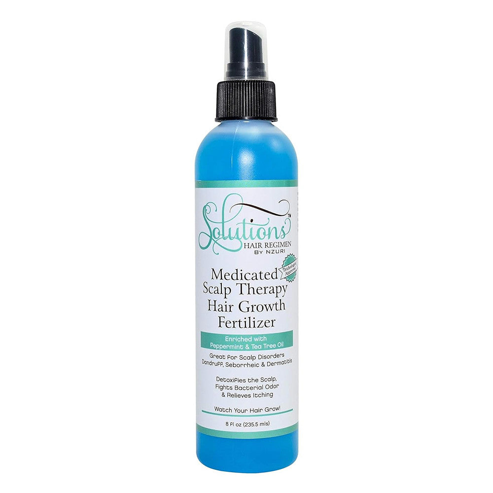 Nzuri Solutions Medicated Scalp Therapy Hair Growth Fertilizer, 8 Oz